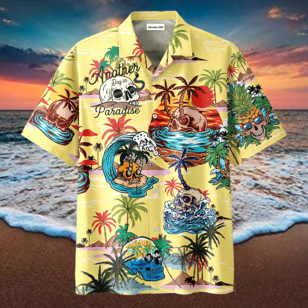 Skull Parasise Love Beach Vintage Hawaiian Aloha Shirts - Limotees