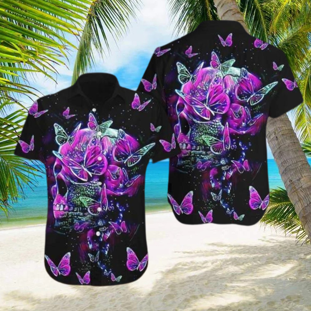 Skull Purple Hawaiian Shirt - Limotees