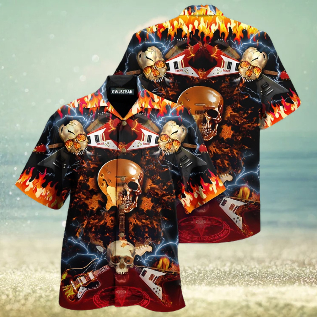 Skull Rock N Roll Edition – Hawaiian Shirt . - Limotees