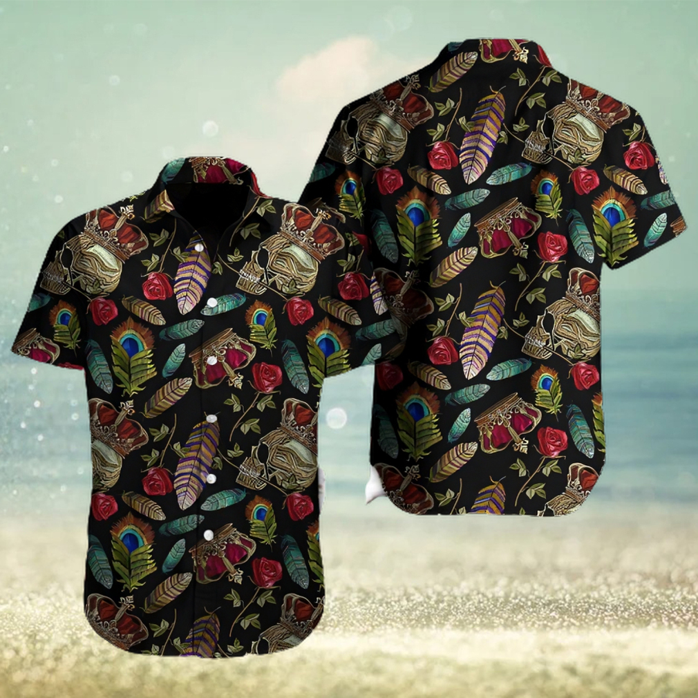 Skull Rose Hawaiian Shirt For Men Women Adult - Limotees