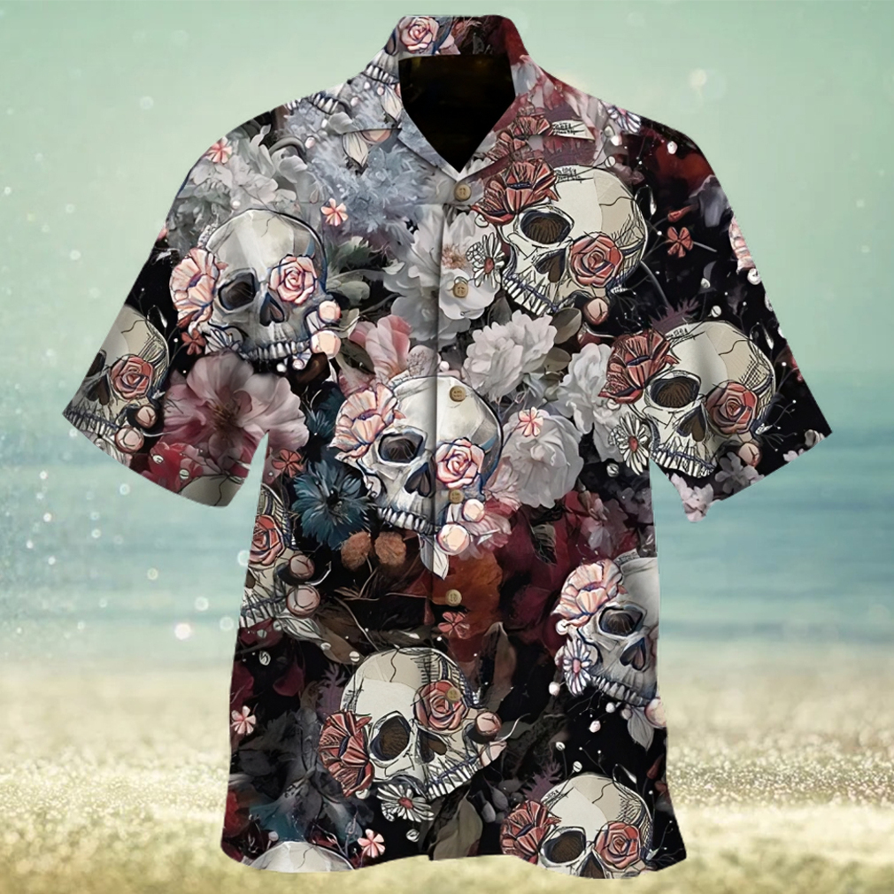 Skull Roses Hawaiian Shirt - Limotees