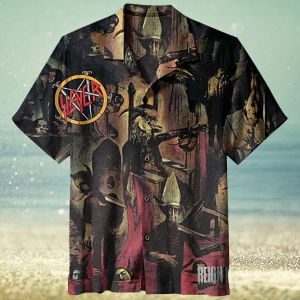 Slayer Angel of Death Hawaiian Shirt - Limotees