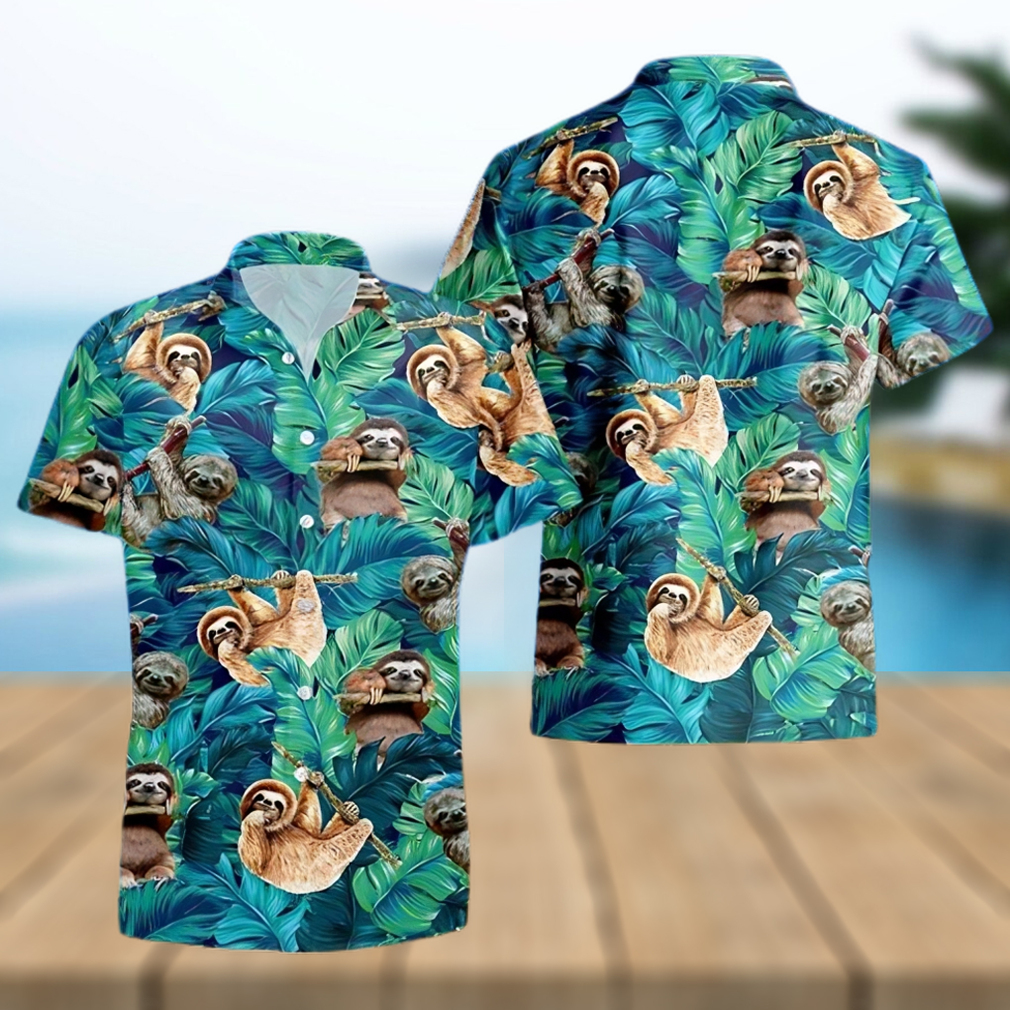 Sloth Cattle Hawaii Shirt Hawaiian Aloha Lover - Limotees