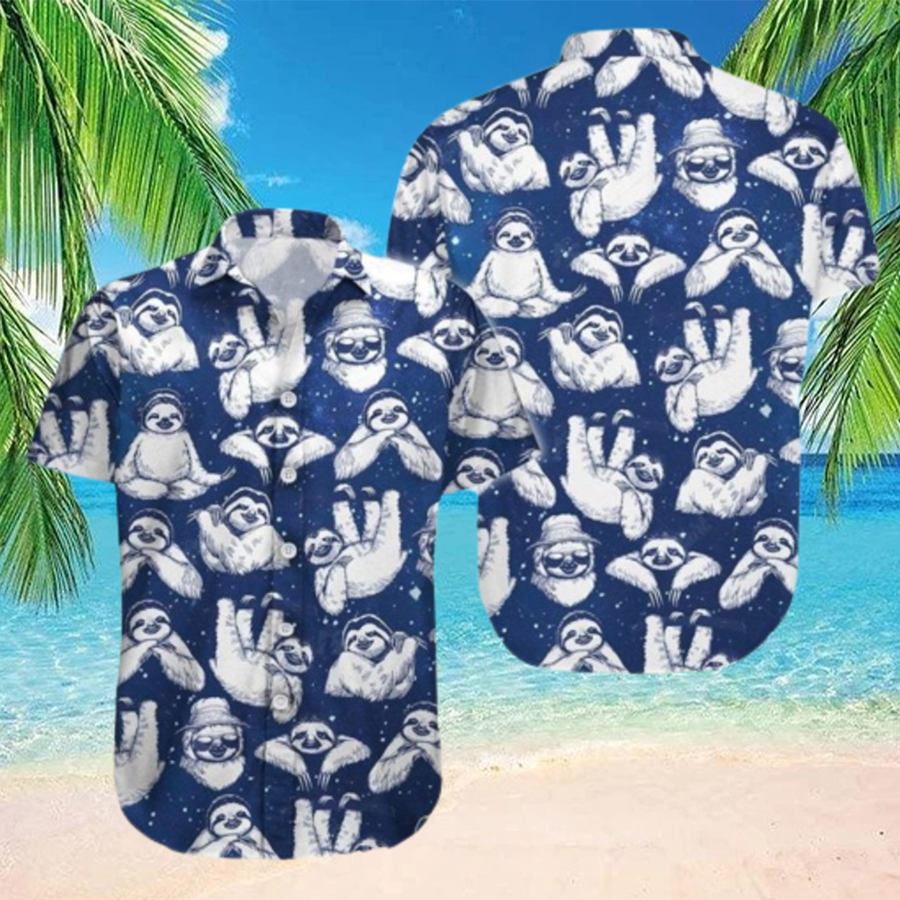 Sloths Meme Hawaiian Shirt Funny Gift hawaiian shirt - Limotees