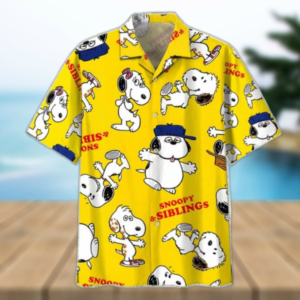 Snoopy And Siblings Summer Time Hawaiian Shirt - Limotees