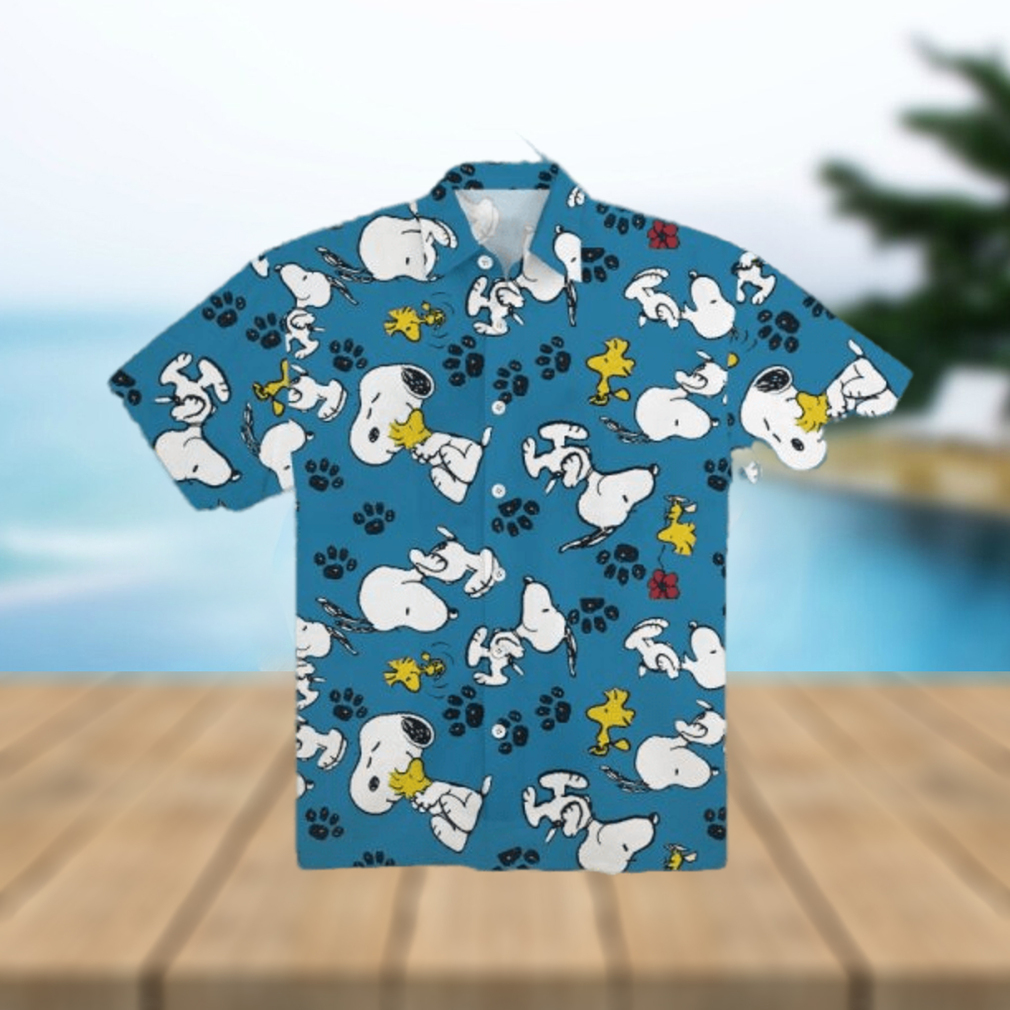 Snoopy And Woodstock Hawaiian Shirt - Limotees