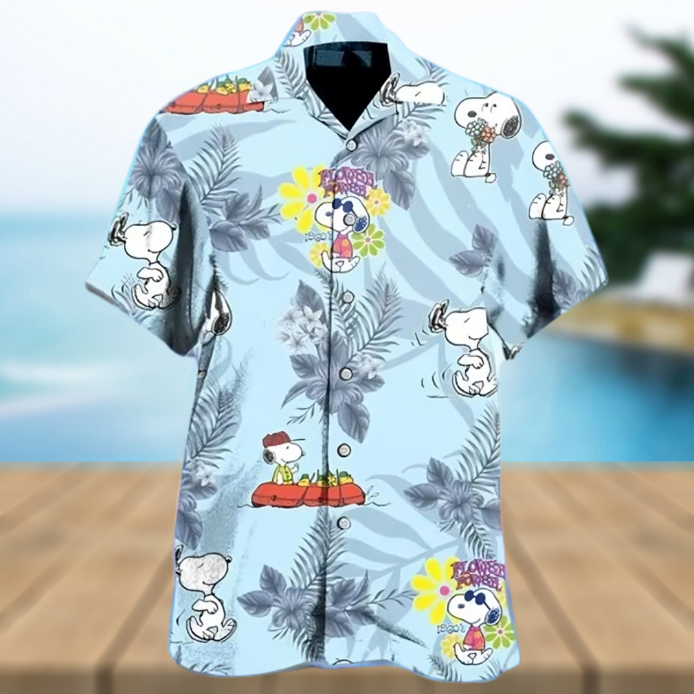 Snoopy Flower Power Disney Cruise 2023 Disney Hawaiian Shirt - Limotees