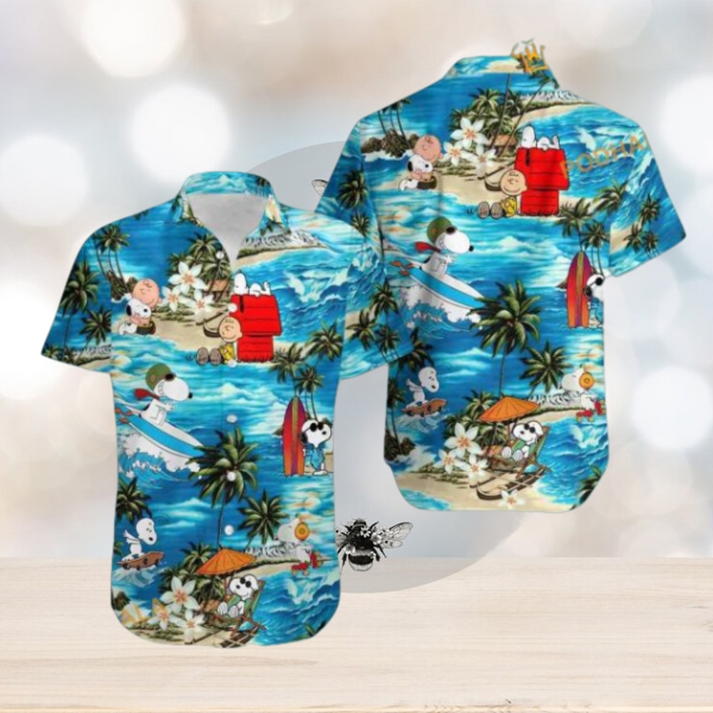 Snoopy Summer Time Hawaiian Shirt, Summer Fashion Beach Shirt - Limotees