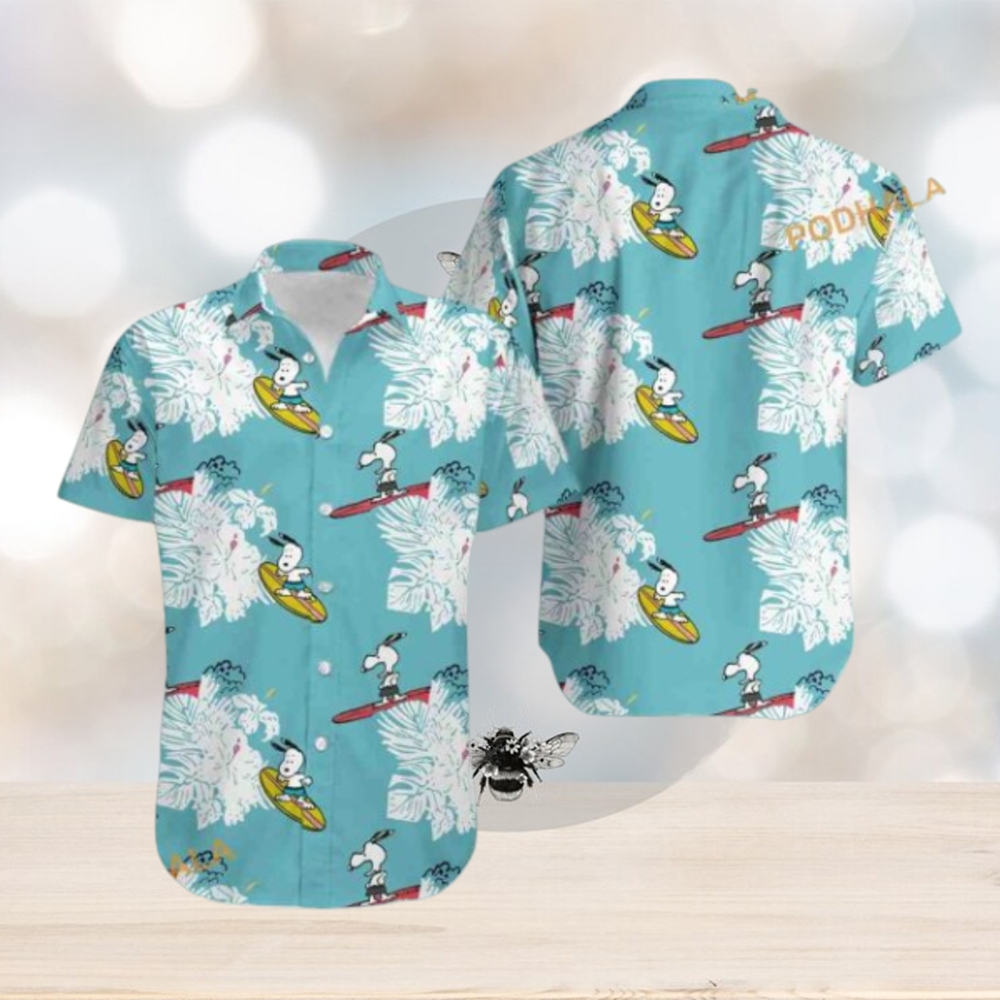 Snoopy Surfing Hawaiian Shirt, Perfect for Summer Fun - Limotees