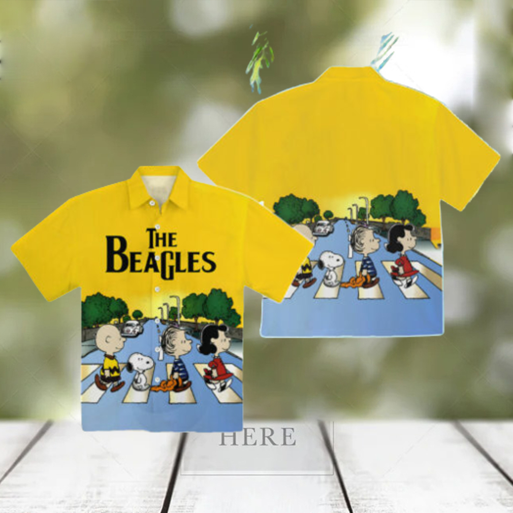 Snoopy The Beagles Hawaiian T Shirt - Limotees