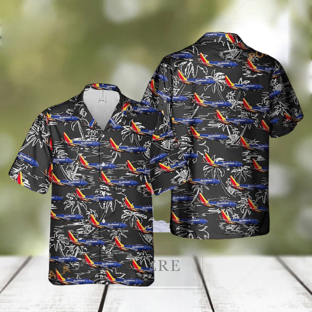 Southwest Airlines Boeing 737 7h4 Hawaiian Shirt - Limotees