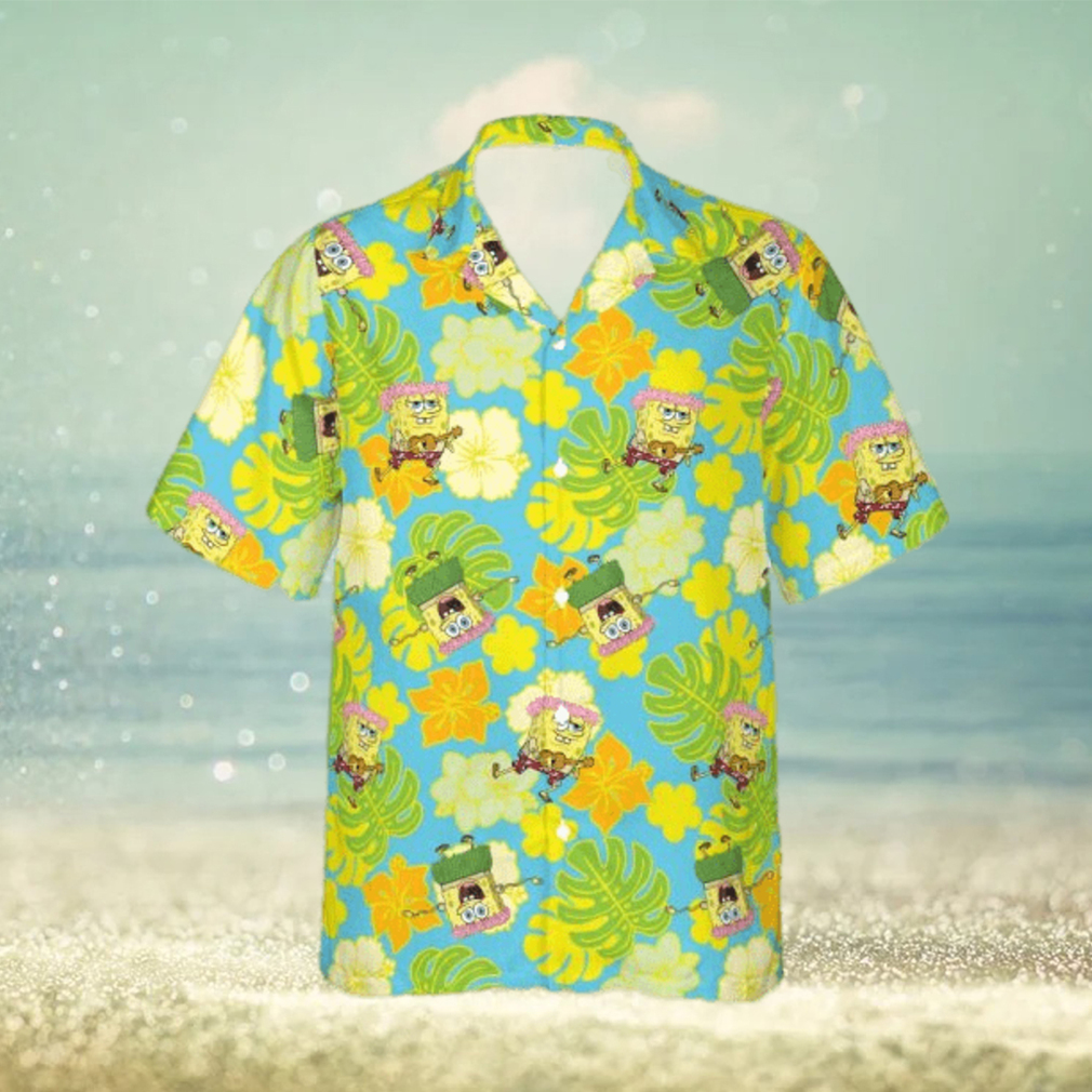 Spongebob Hawaiian Shirtan Shirt - Limotees