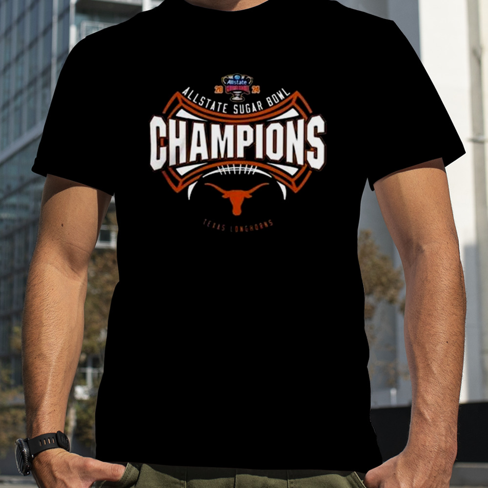 Texas Longhorns 2024 Allstate Sugar Bowl Champions CFB Playoff T-shirt