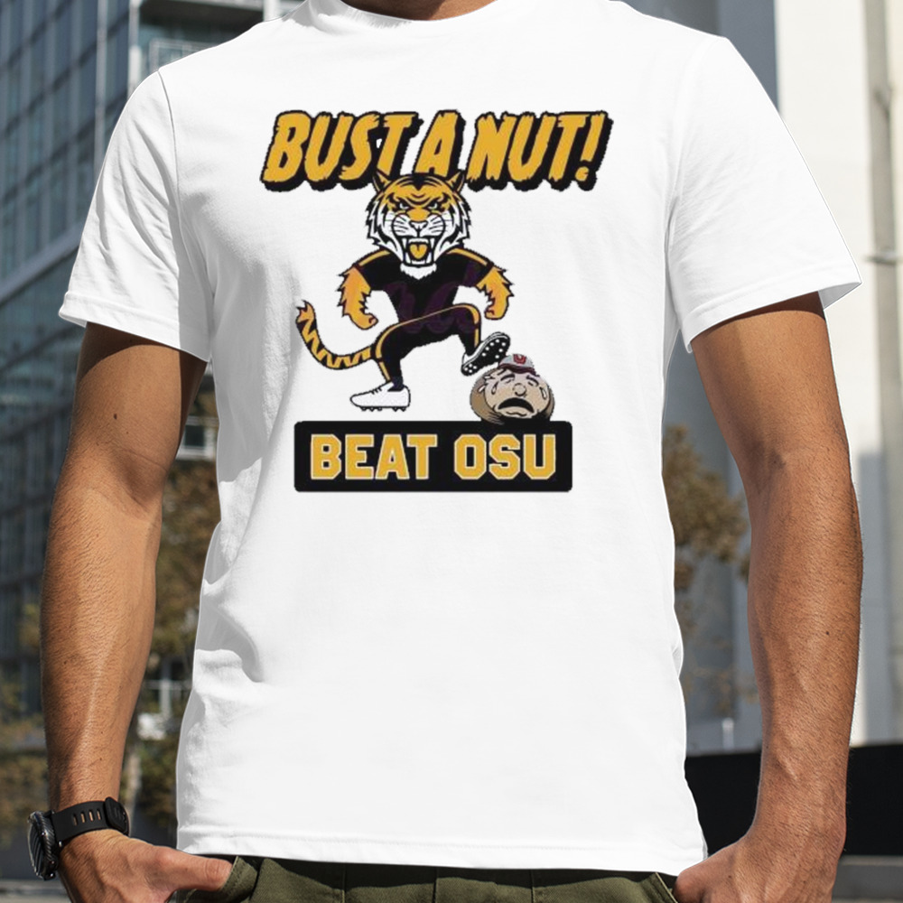 Bust A Nut Missouri College Beat OSU shirt