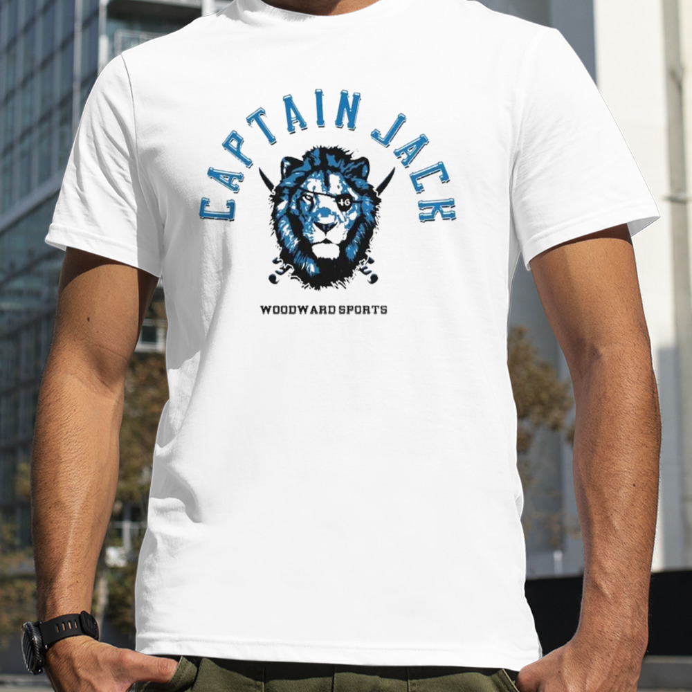 Captain Jack woodward sports detroit lions T-shirt