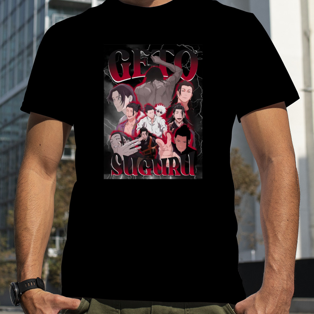 Geto Suguru Collage Design Jujutsu Kaisen shirt