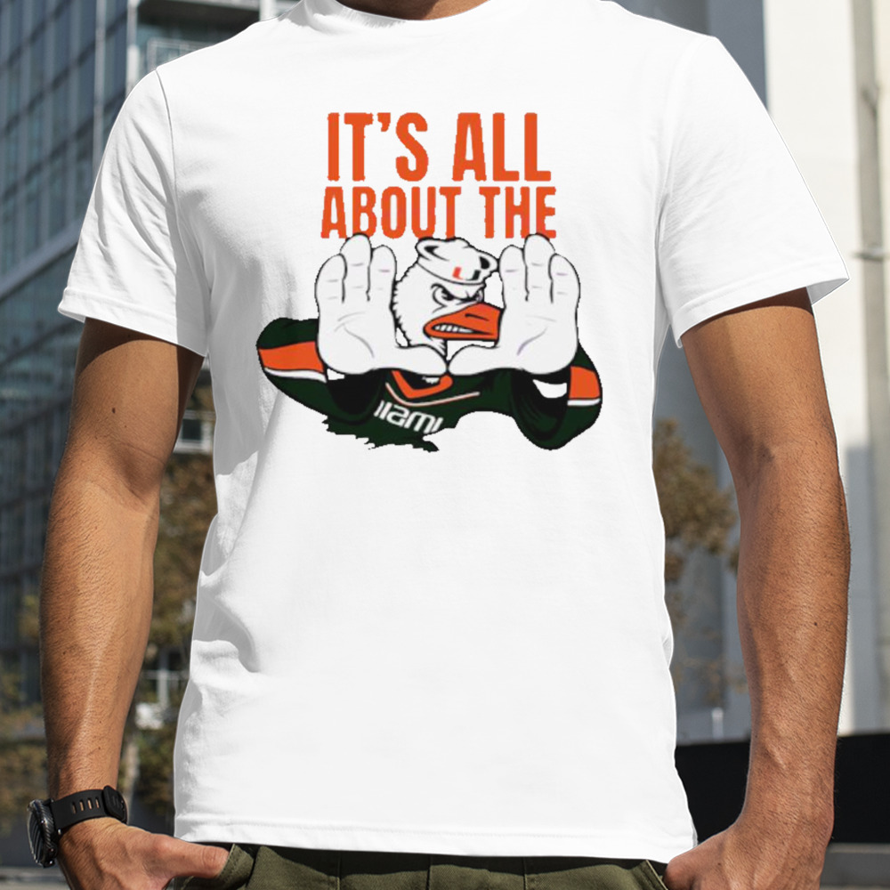 Its all about the Miami Hurricanes mascot football shirt