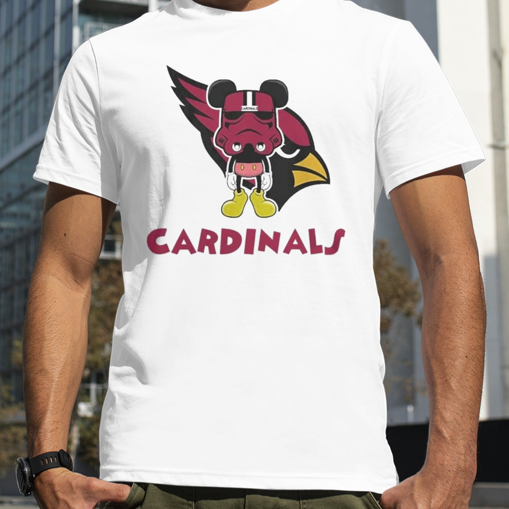 Mickey Mouse Stormtrooper Arizona Cardinals shirt