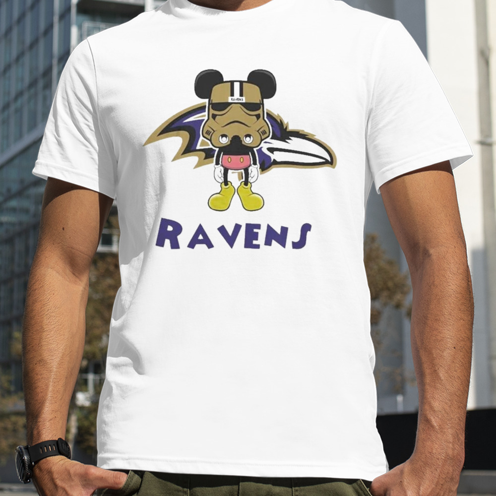 Mickey Mouse Stormtrooper Baltimore Ravens 2024 Shirt