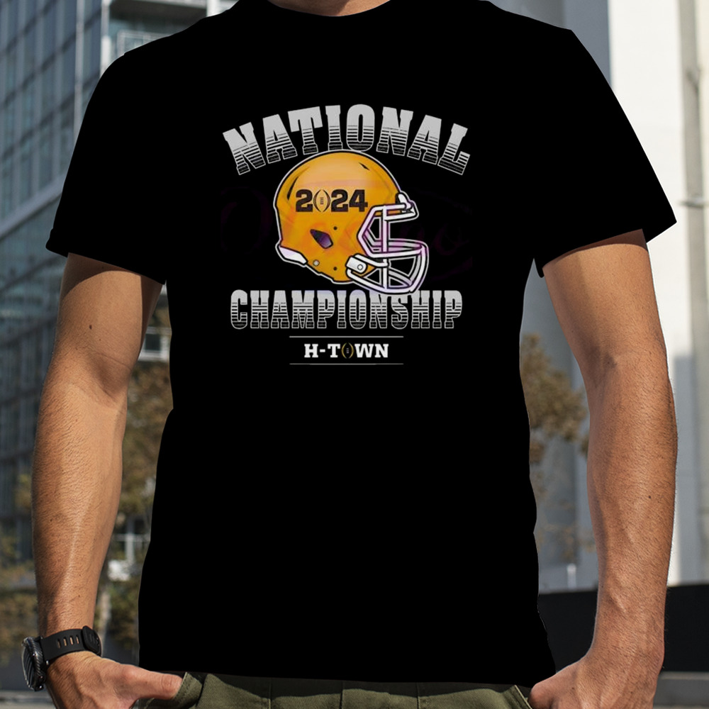 National Championship 2024 H Town Helmet T-shirt