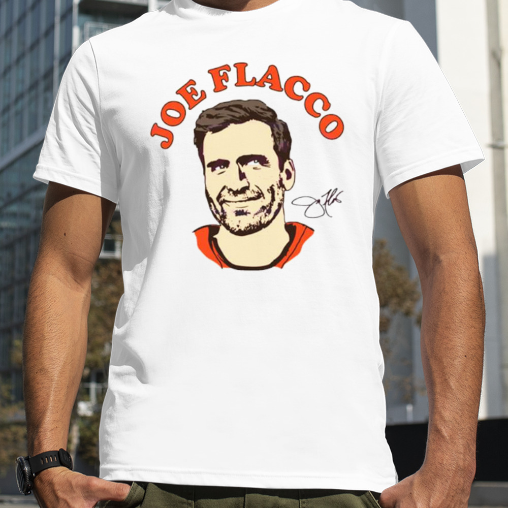 Player Joe Flacco Cleveland Browns signature football shirt