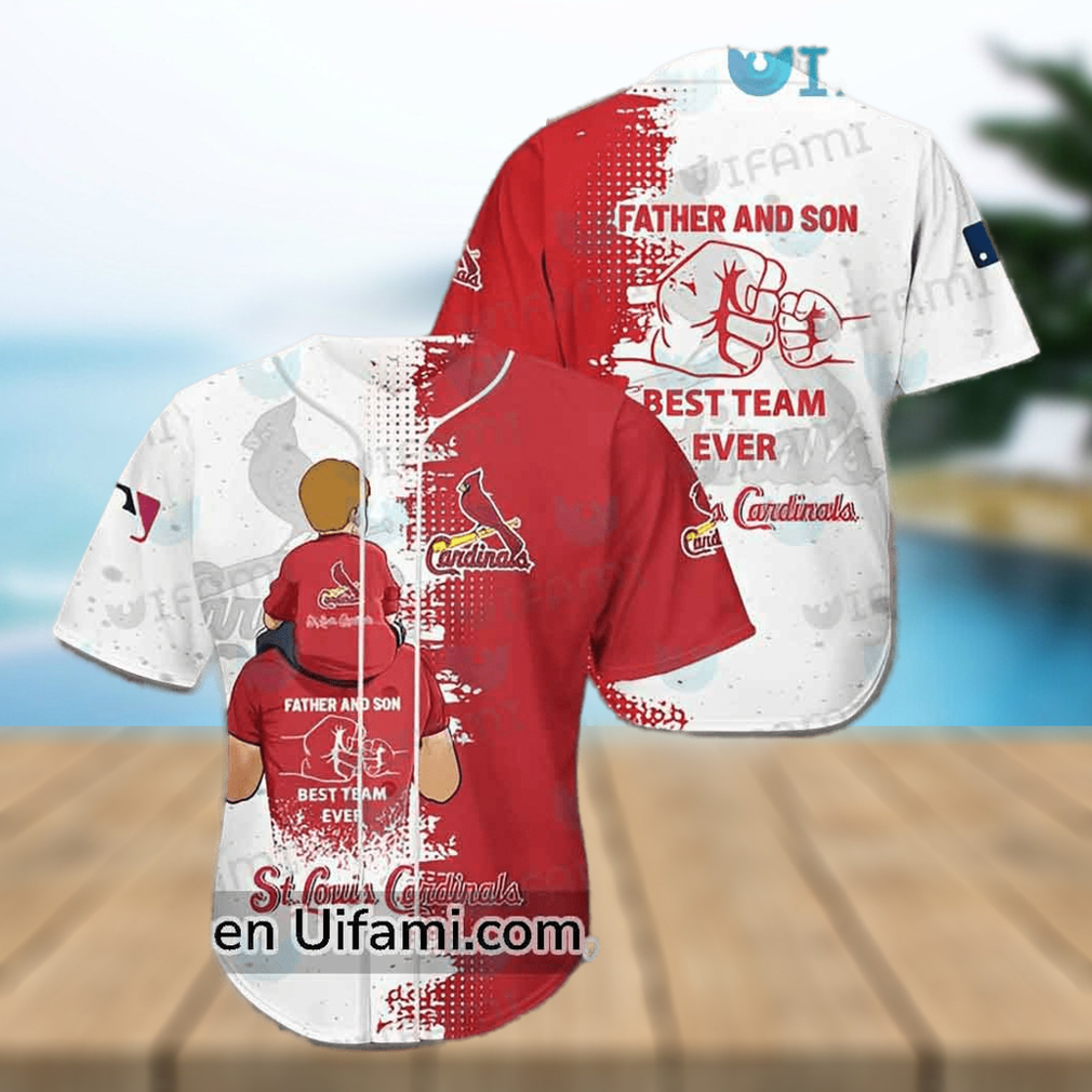 STL Cardinals Jersey Father And Son St Louis Cardinals Gifts For Dad hawaiian shirt - Limotees