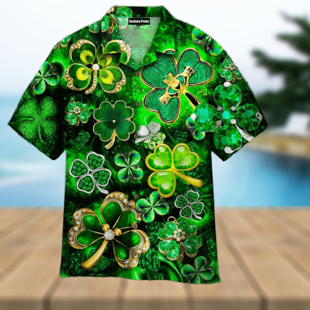 St Day Green Shamrock Aloha 3D Hawaiian Shirt Gift For Men And Women - Limotees