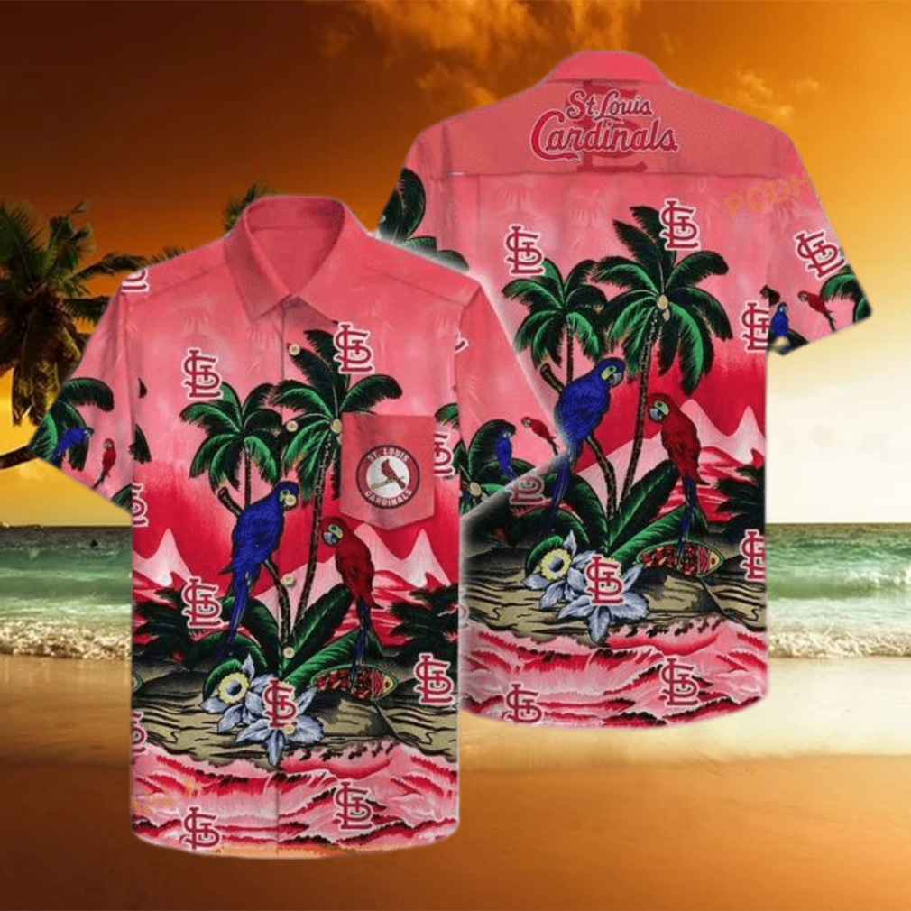 St Louis Cardinals Funny Hawaiian Shirt Bird Pattern Summer Gift For Friend - Limotees