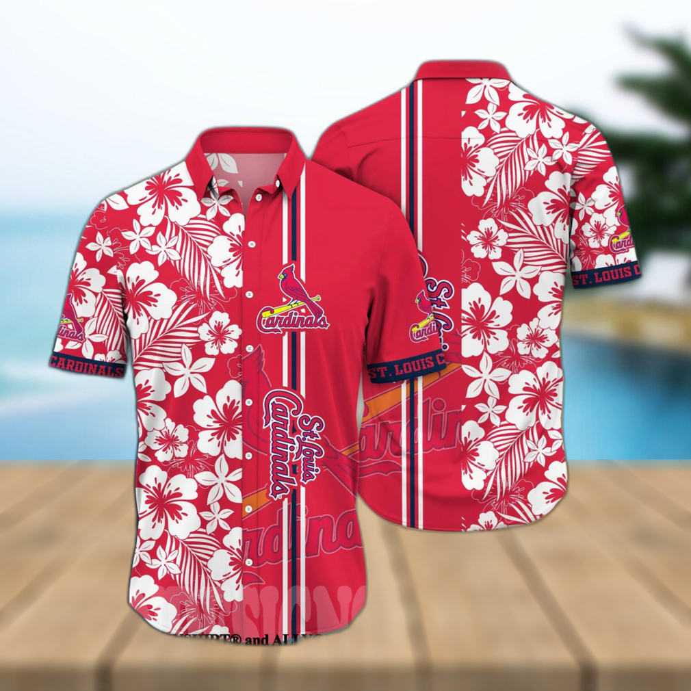 St Louis Cardinals MLB Flower Full Print Classic Hawaiian Shirt - Limotees