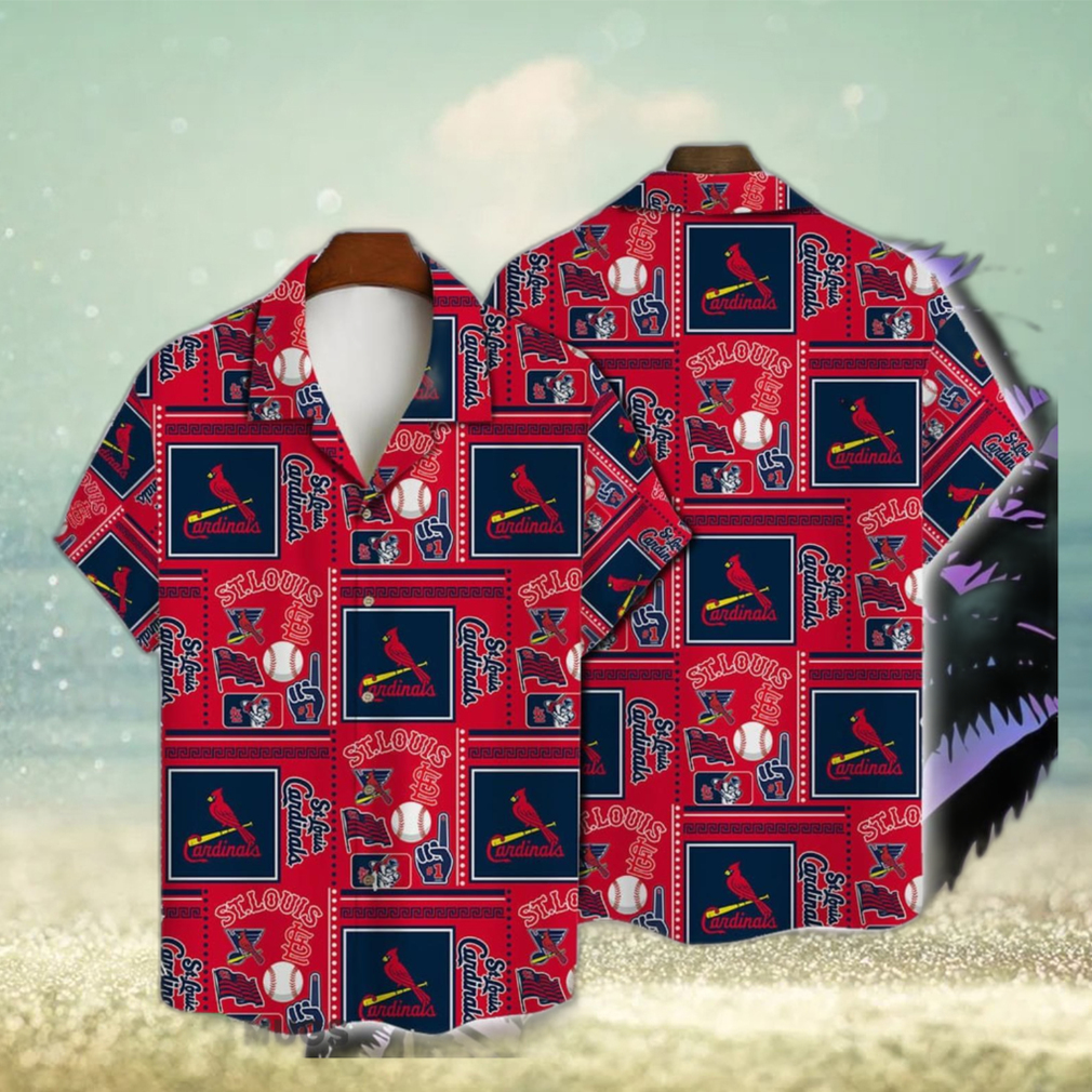 St. Louis Cardinals Major League Baseball 3D Print Trending Hawaiian Shirt Summer Gift - Limotees