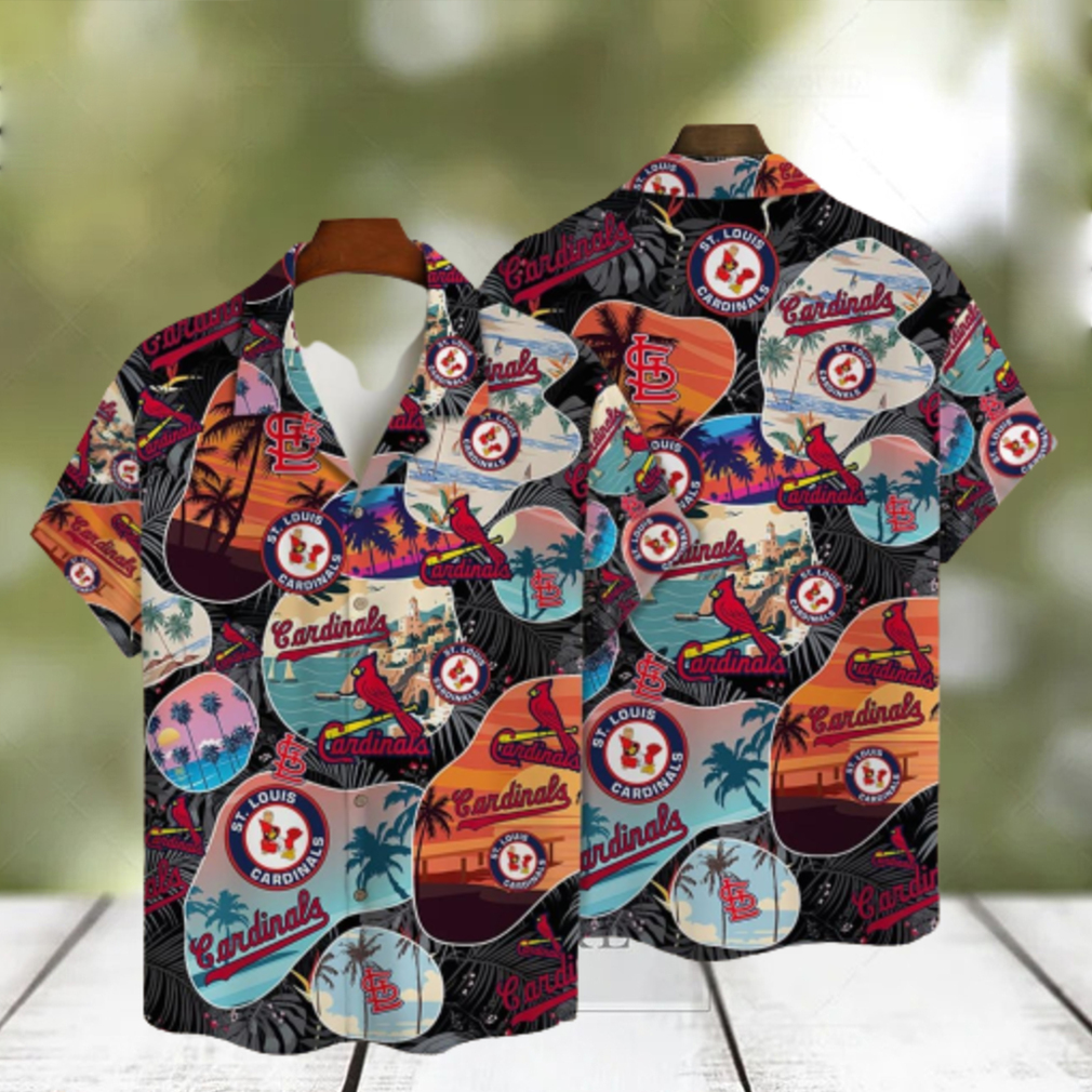 St. Louis Cardinals Retro Summer Pattern Hawaiian Shirt - Limotees