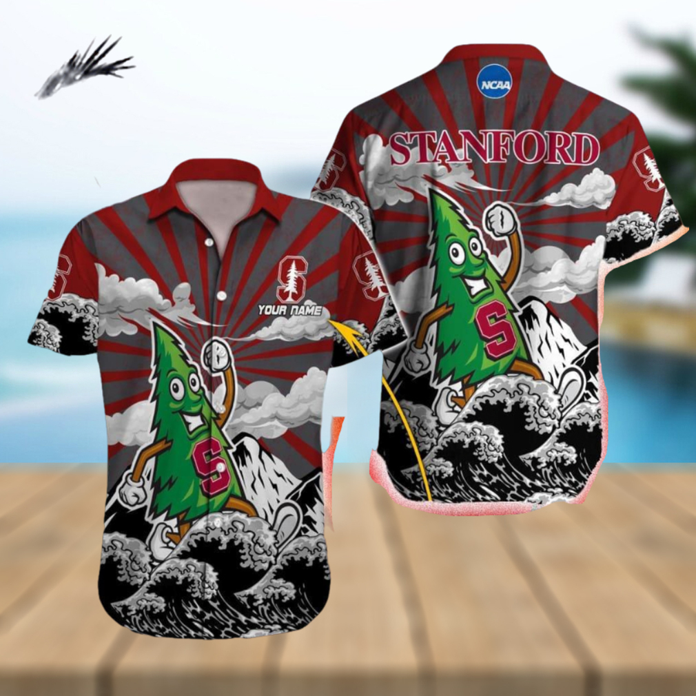 Stanford Cardinal NCAA Summer Custom Name Hawaiian Shirt Beach For Men Women Gift For Fans - Limotees