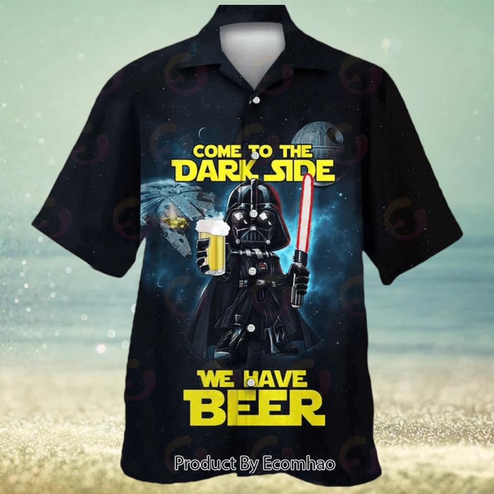 Star Wars Darth Vader Dark Side Beer Hawaiian Shirt - Limotees