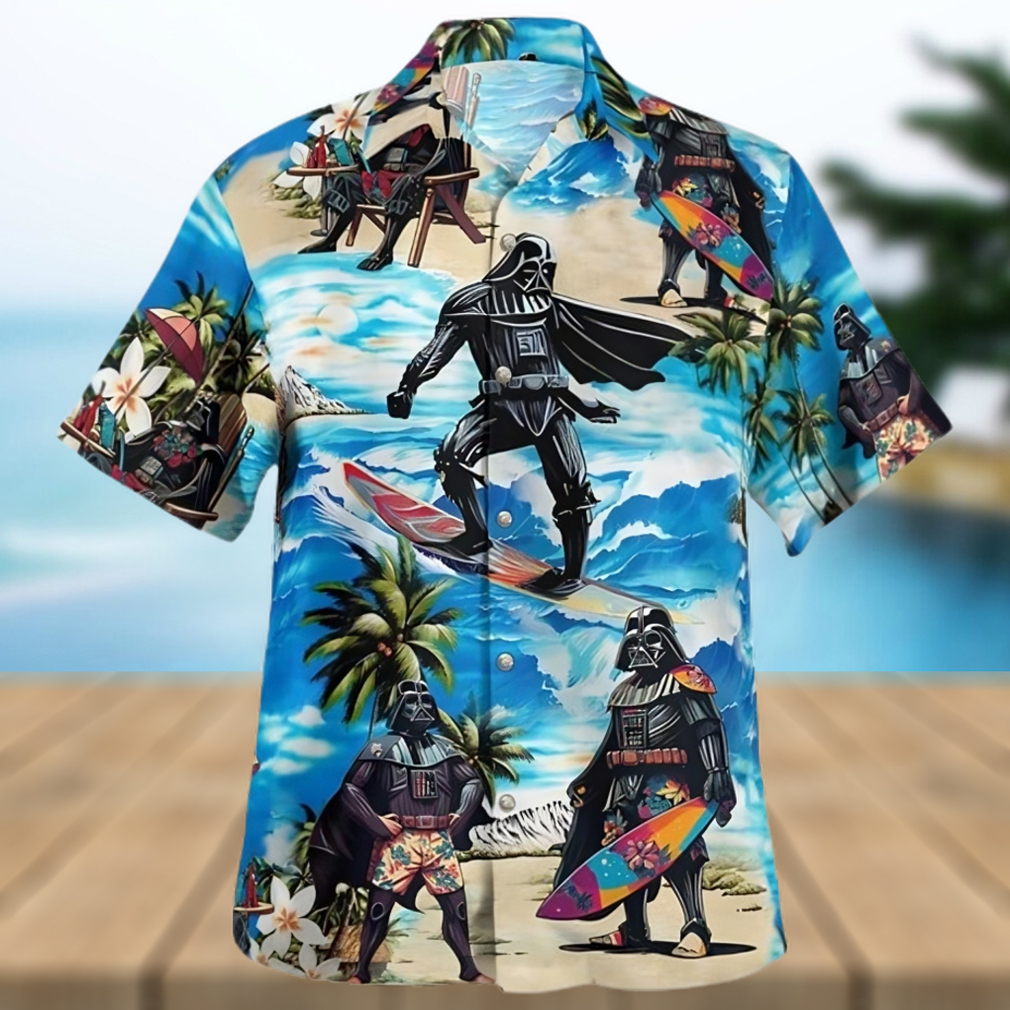 Star Wars Darth Vader Surfing Beach Hawaiian Shirt - Limotees