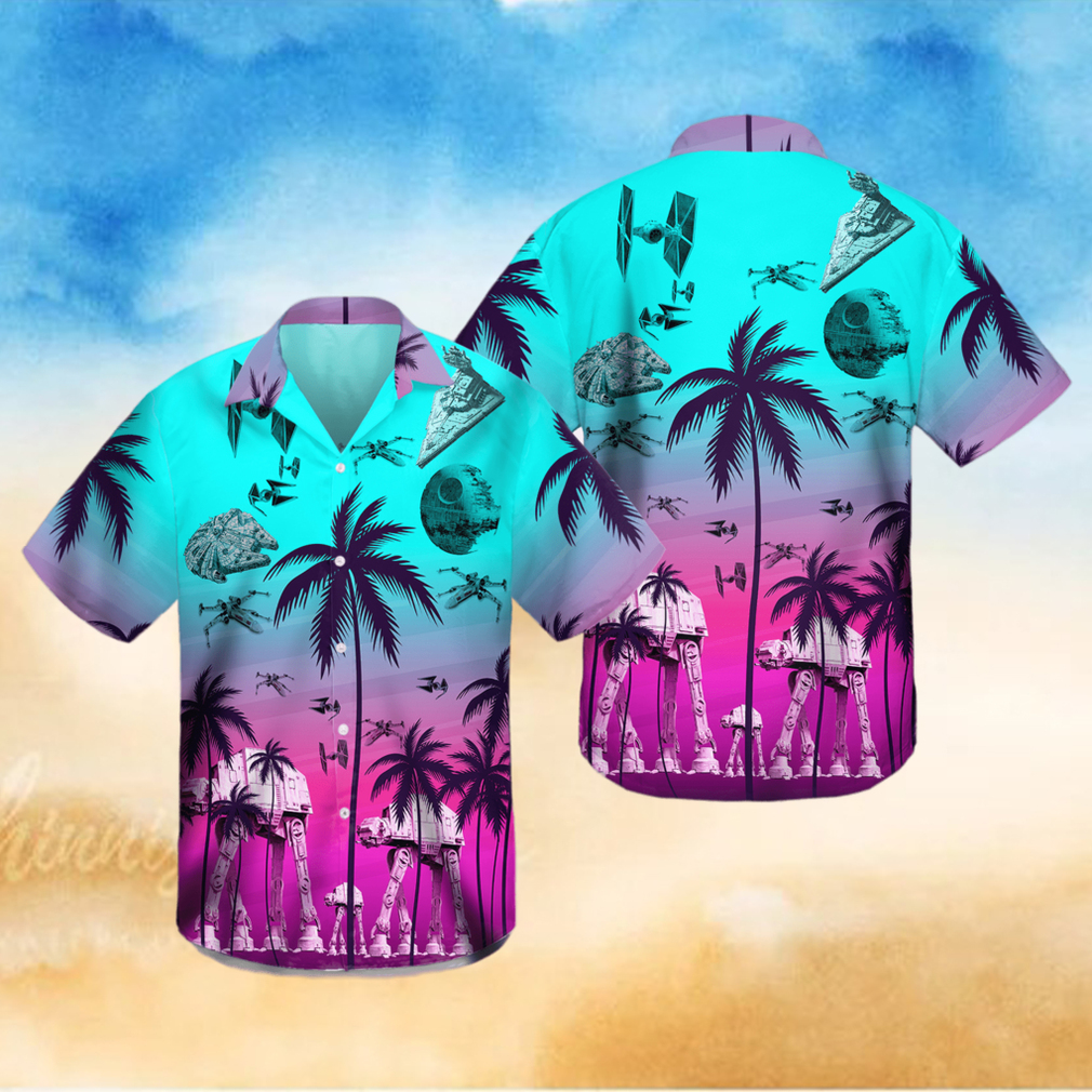 Star Wars Pink Neon Hawaiian Shirt - Limotees