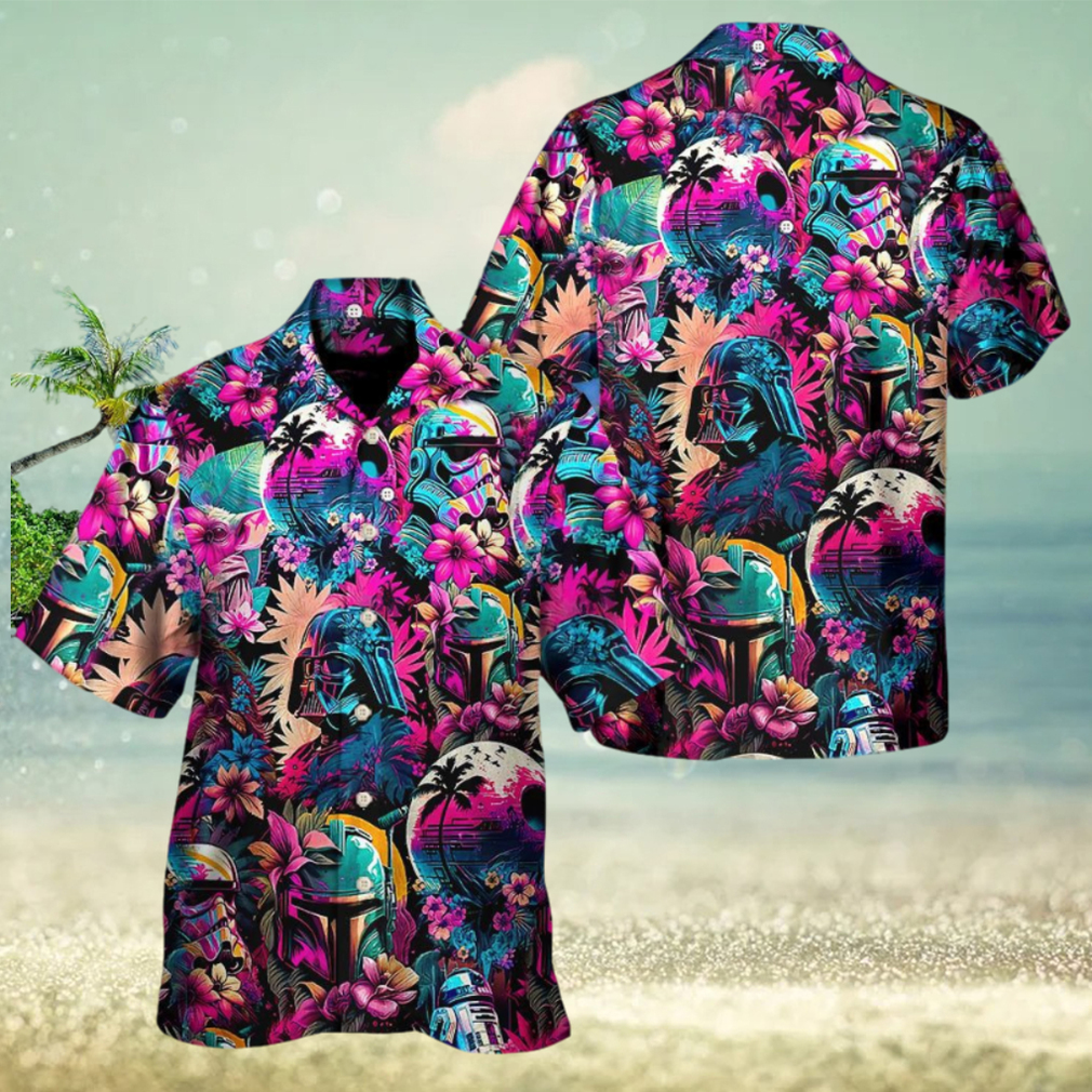 Star Wars Synthwave Hawaiian Shirt - Limotees