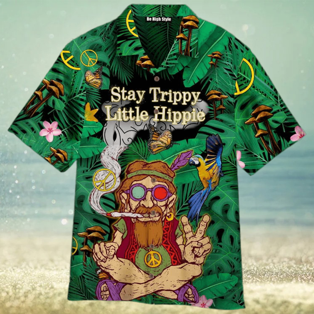 Stay Trippy Little Hippie Aloha Hawaiian Shirt - Limotees