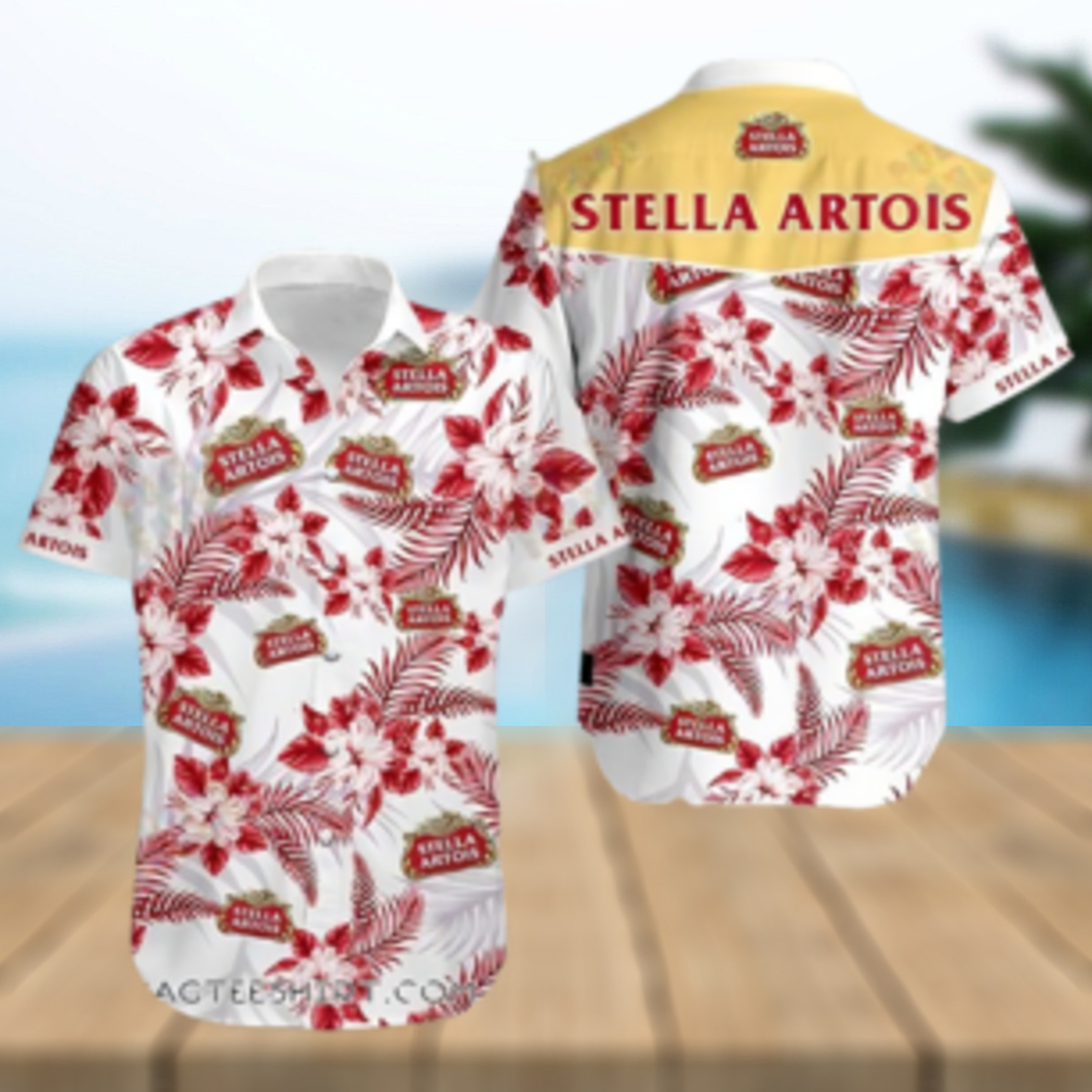 Stella artois hawaiian shirt - Limotees