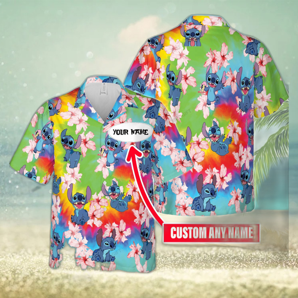 Stitch Personalized 3D Unisex Custom Name Hawaiian Shirt Love Beer Gift - Limotees