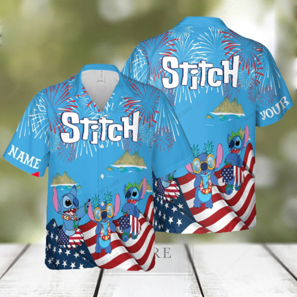 Stitch Personalized Hawaiian 3D Shirt For Men And Women Gift Beach - Limotees