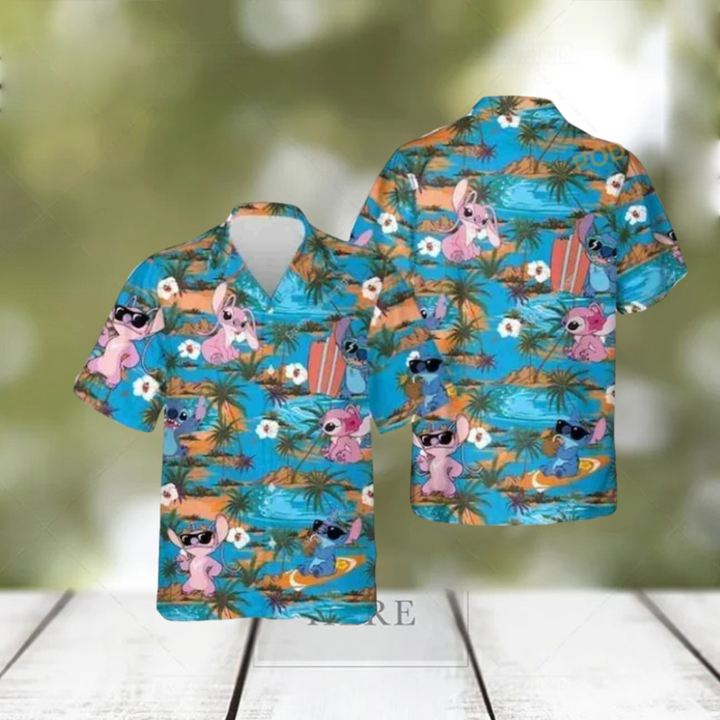 Stitch Pink Hawaiian Shirt - Limotees