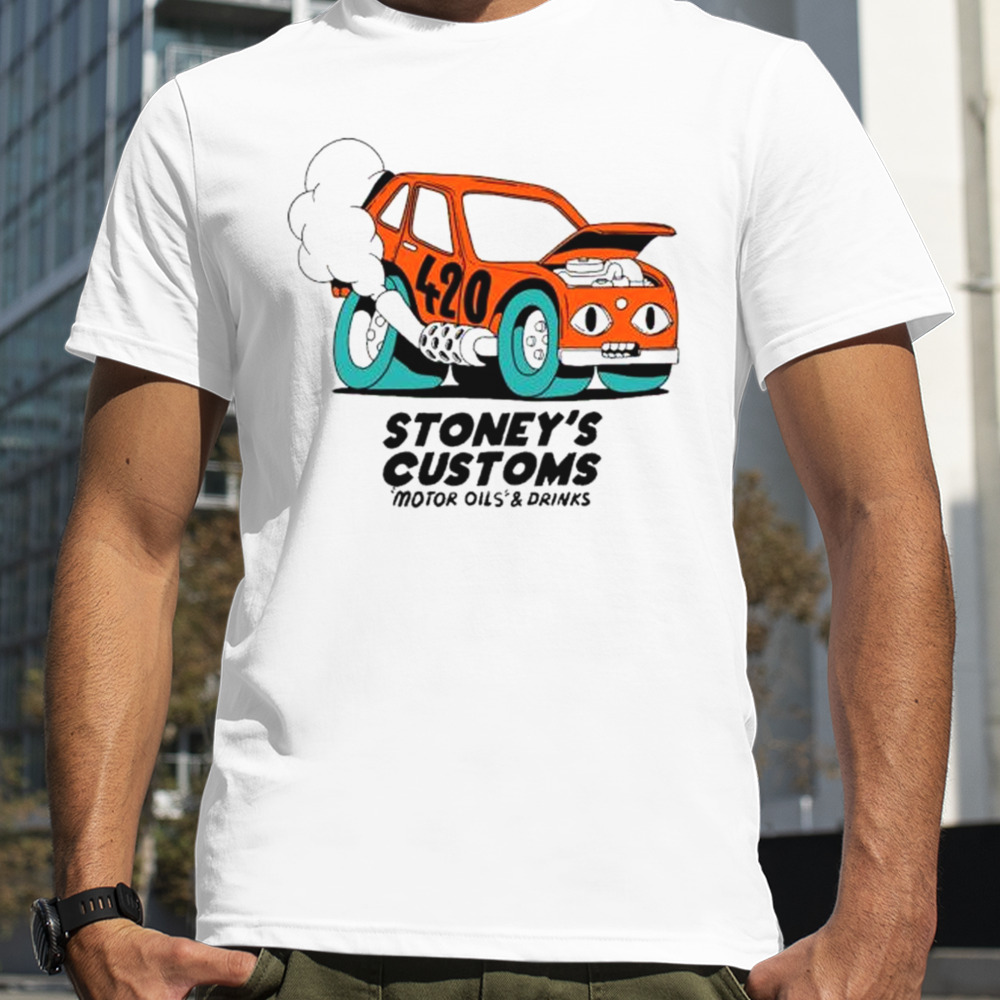 Stoneys Ride Motor Oils And Drinks T-shirts