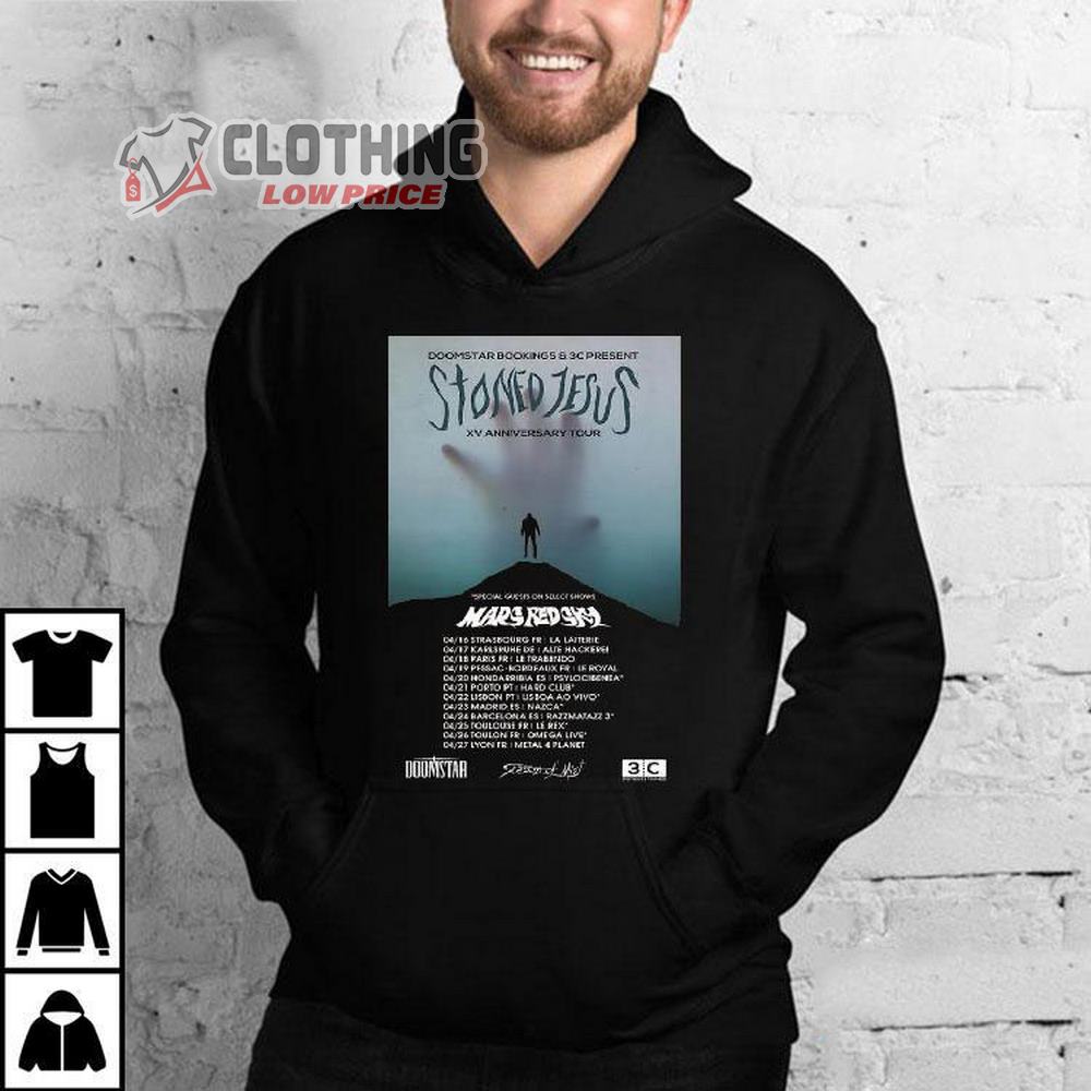 Stream Stoned Jesus Xv Anniversary 2024 Tour Merch, Stoned Jesus Tour 2024 Shirt, Stoned Jesus Anniversary Tour 2024 T-Shirt