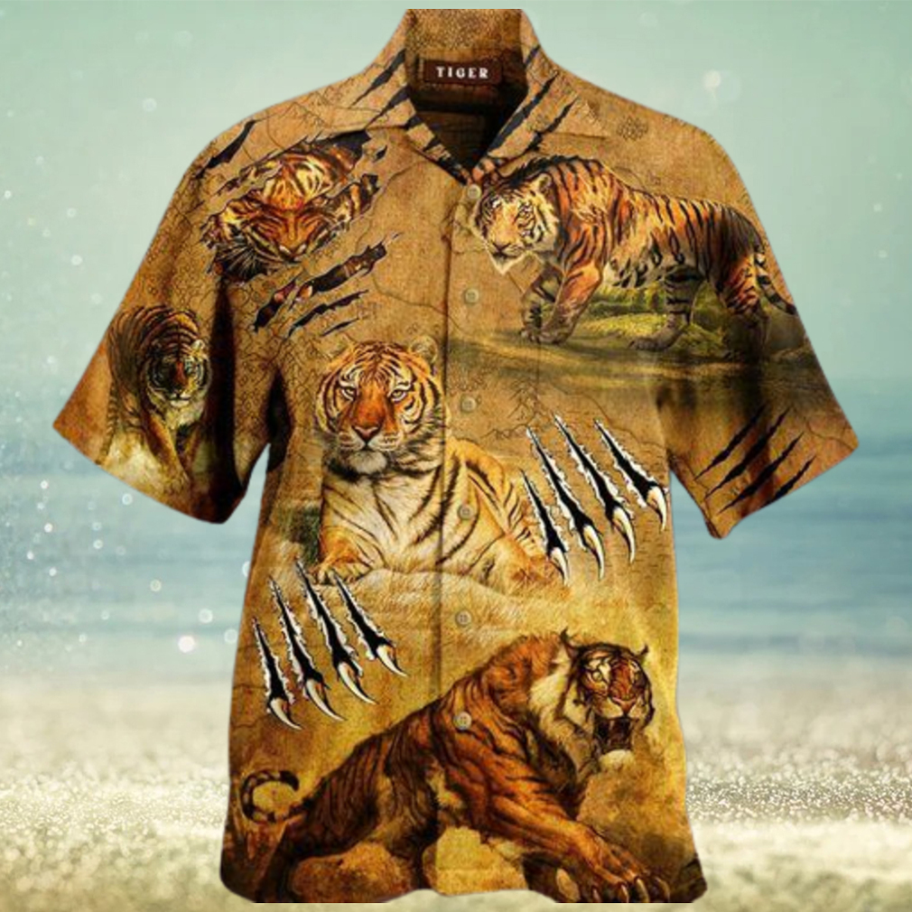 Strong Tiger Vintage Hawaiian Shirt - Limotees