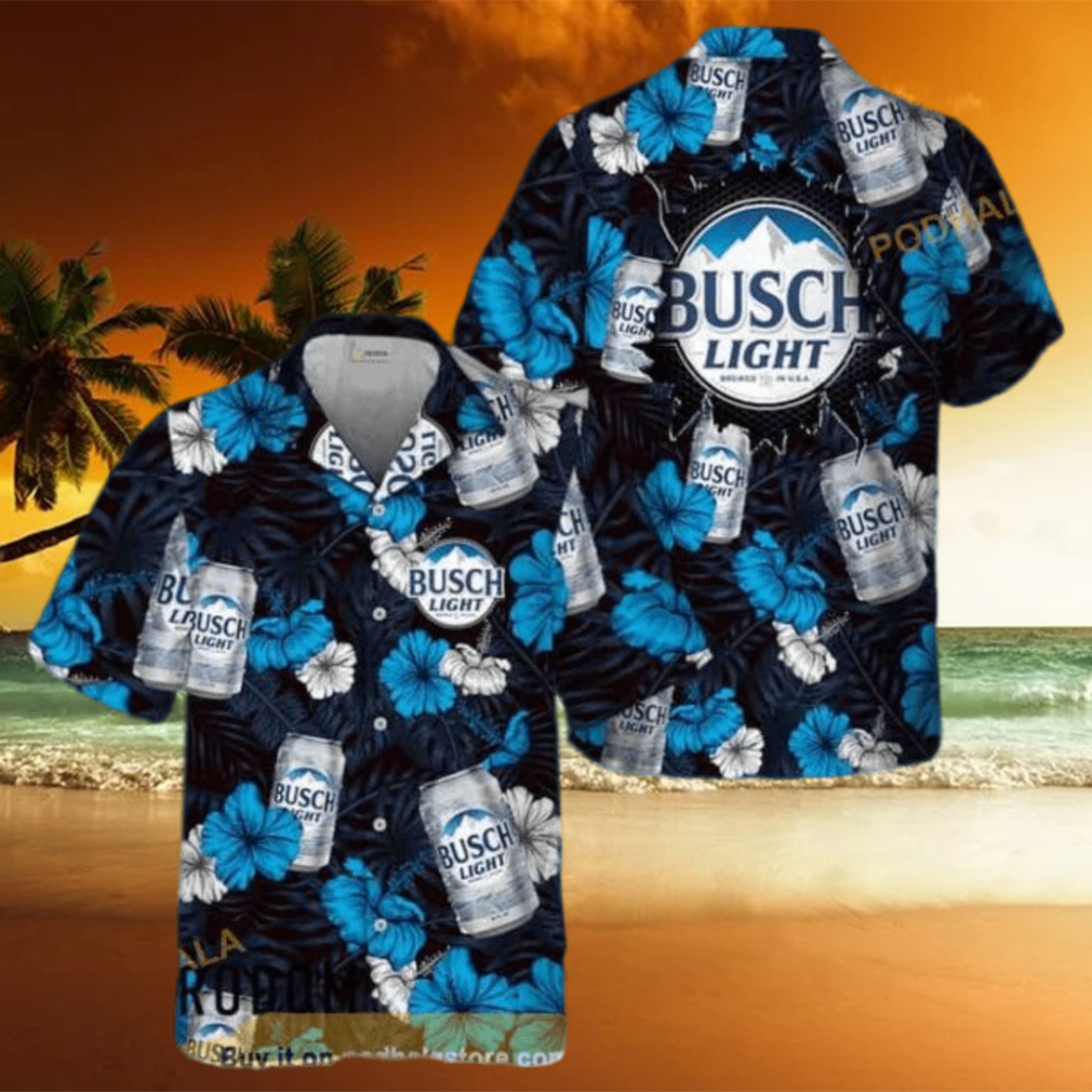 Summer Aloha Busch Light Beer Funny Hawaiian Shirt Beach Gift For Friend - Limotees