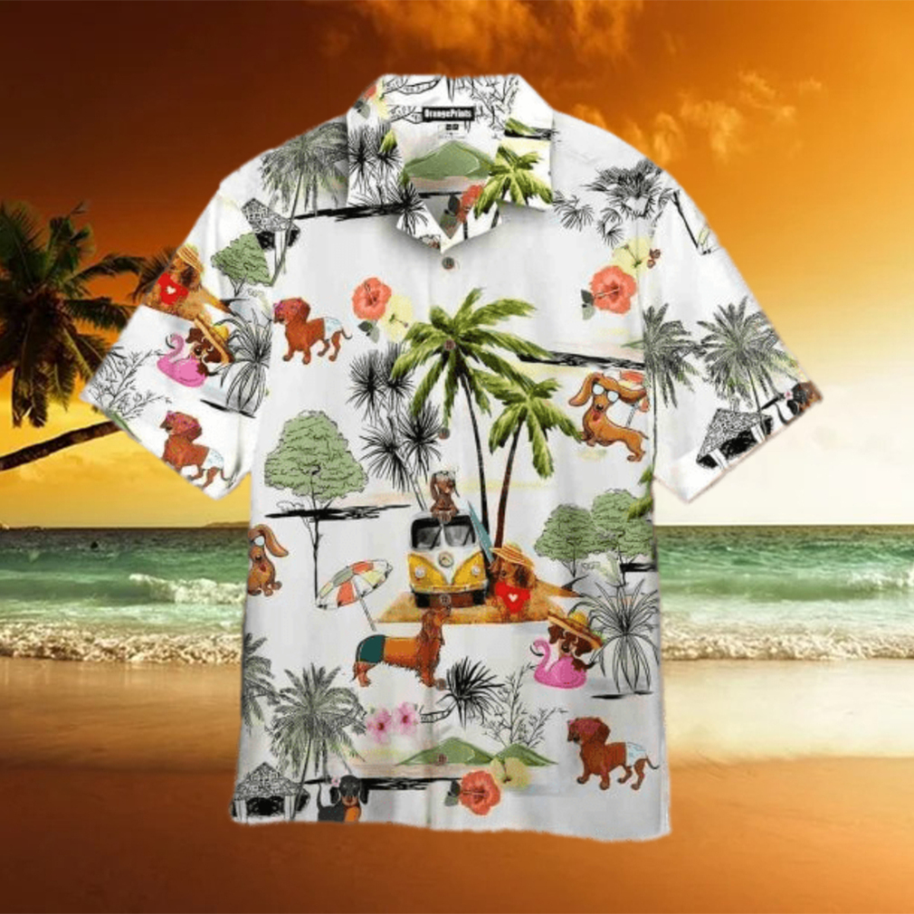 Summer Aloha Dachshund Funny Hawaiian Shirt Gift For Dog Lovers - Limotees