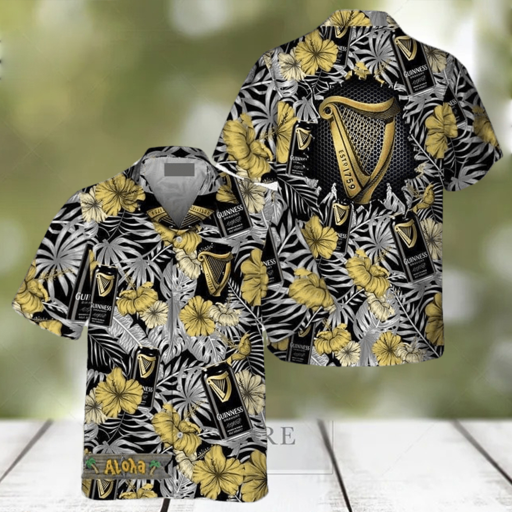 Summer Aloha Floral Guinness Beer Hawaiian Shirt For Men And Women Gift Hawaiian Beer - Limotees