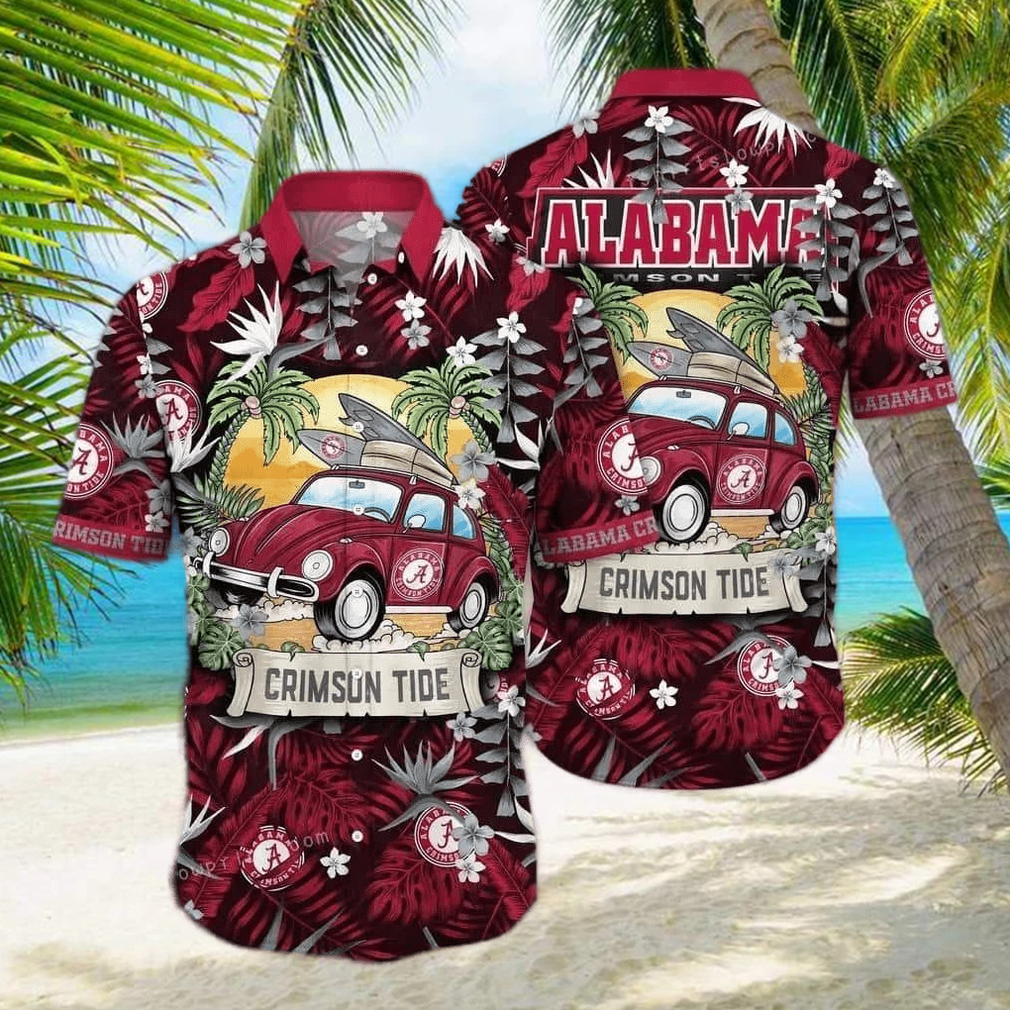 Summer Aloha NCAA Alabama Crimson Tide Hawaiian Shirt Gift For Football Fans - Limotees