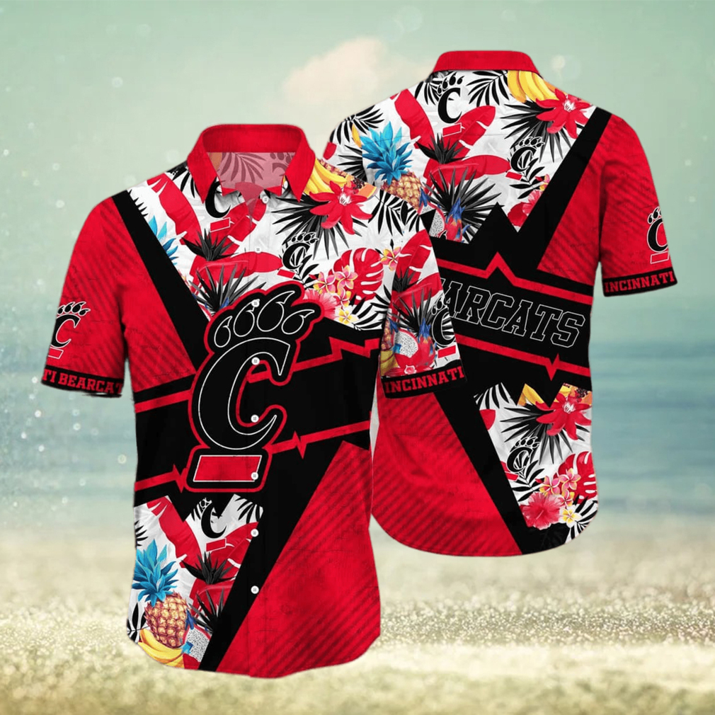 Summer Aloha NCAA Cincinnati Bearcats Hawaiian Shirt Pineapple Pattern - Limotees