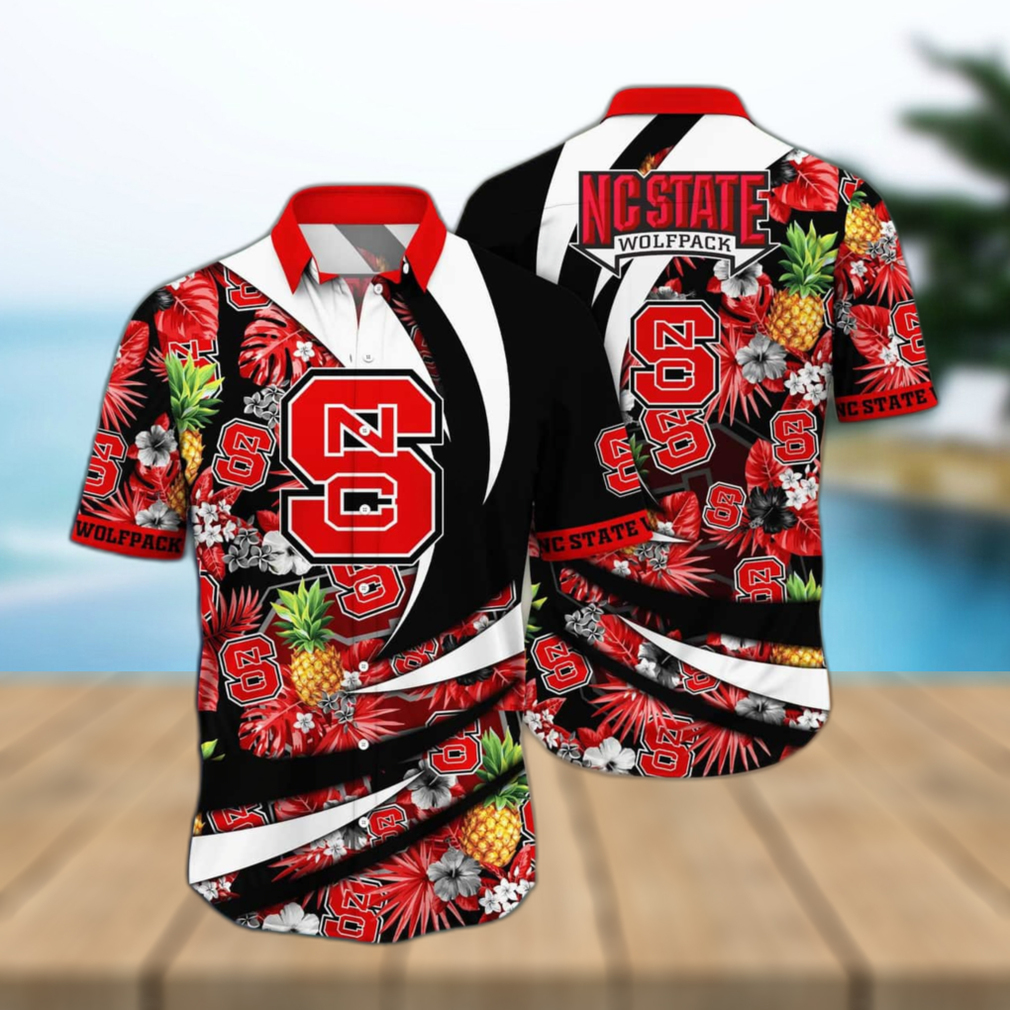 Summer Aloha NCAA NC State Wolfpack Hawaiian Shirt Pineapple Gift For Best Friend - Limotees